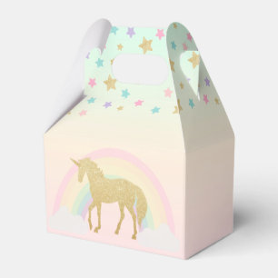 Einhorn-Giebel-Bevorzugungs-Kasten Geschenkschachtel