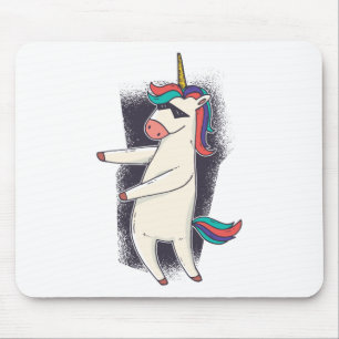 Einhorn-Glasschlacken-Tanz Mousepad