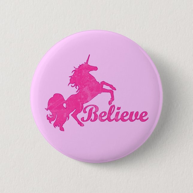 Einhorn, Glaube Button (Vorderseite)