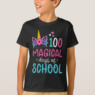 Einhorn glücklich 100. Tag 100 magische Tage der S T-Shirt