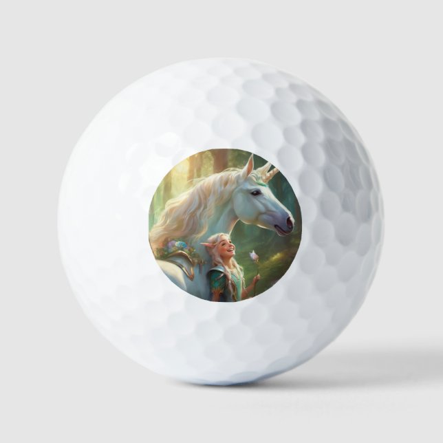 Einhorn Golfball (Vorderseite)