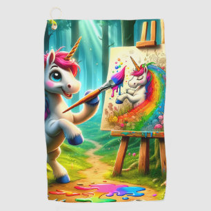 Einhorn Golfhandtuch