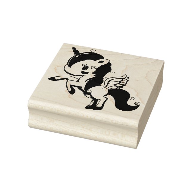 Einhorn Gummistempel (Stempel)