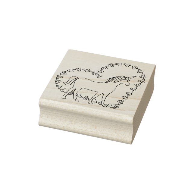 Einhorn Gummistempel (Stempel)