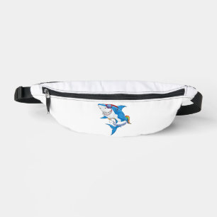 Einhorn-Hai-Poolparty-Shirt Kinder Mädchen Jungen Bauchtasche