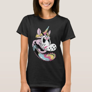 Einhorn Halloween Gruseliger Serienmörder Kostüm H T-Shirt