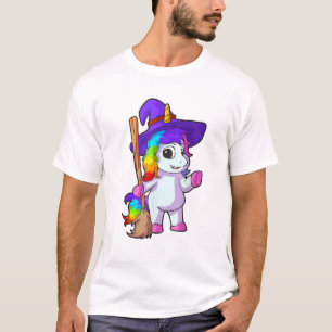 Einhorn Halloween-Shirt für Mädchen Hexenkostüm fü T-Shirt