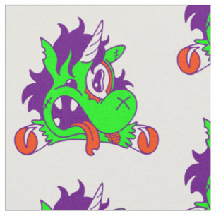 Einhorn Halloween Tier Zombie gruselig Stoff