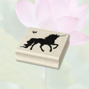Einhorn & Herz Gummistempel