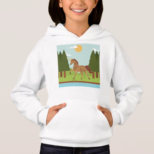 Einhorn Hoodie (Vorderseite)