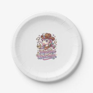 Einhorn Howdy Einhorn Geschenkidee Aufkleber und S Pappteller
