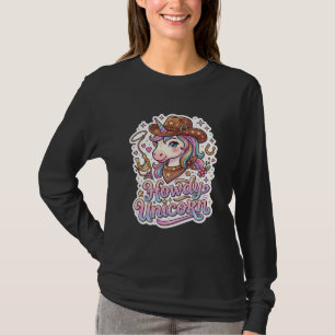 Einhorn Howdy Einhorn Geschenkidee Aufkleber und S T-Shirt