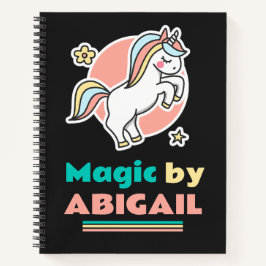 Einhorn - Ich mache Magie - Magie von dir Notizbuch
