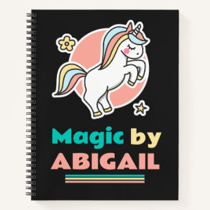 Einhorn - Ich mache Magie - Magie von dir Notizbuch