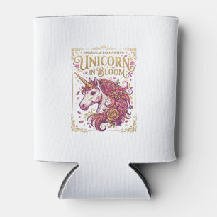 Einhorn in blühendem stilvollen Zazzle-Design_1 Dosenkühler