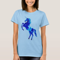 Einhorn in Deep Blue Pleiades Star Image