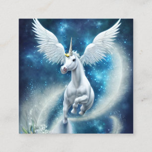Einhorn in der Luft Telefonnummerkarte