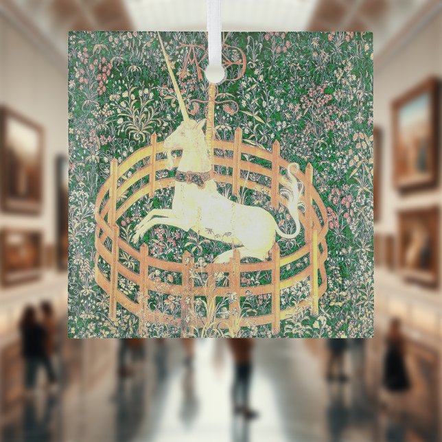 Einhorn in Gefangenschaft Ornament Aus Glas (Von Creator hochgeladen)