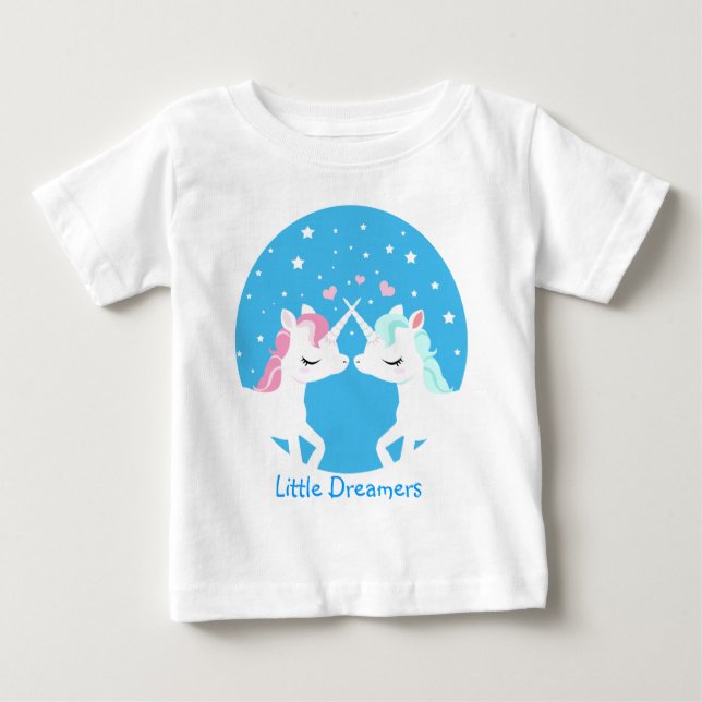 Einhorn in Liebe Shirt anpassbar (Vorderseite)