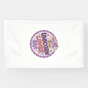 Einhorn in meiner Einhorn-Liebhaber-Ära Whimsical Banner