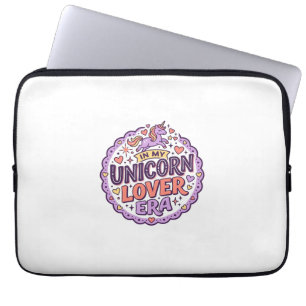Einhorn in meiner Einhorn-Liebhaber-Ära Whimsical Laptopschutzhülle