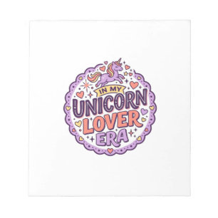 Einhorn In Meiner Einhorn-Liebhaber-Ära Whimsical  Notizblock