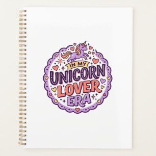 Einhorn in meiner Einhorn-Liebhaber-Ära Whimsical Planer