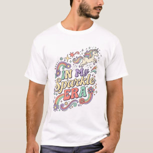 Einhorn In Meiner Funkel Ära Kawaii Bekleidung Gra T-Shirt