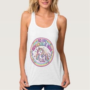 Einhorn In Meiner Funkel Ära Lustiger Druck auf An Tank Top