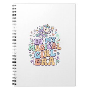 Einhorn In Meiner Magical Girl Ära Kawaii Aufklebe Notizblock