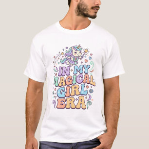 Einhorn In Meiner Magical Girl Ära Kawaii Aufklebe T-Shirt