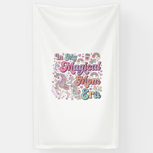 Einhorn In Meiner Magischen Mutter Ära Kawaii POD Banner