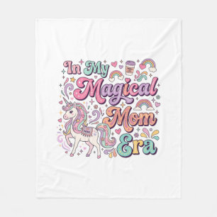 Einhorn In Meiner Magischen Mutter Ära Kawaii POD Fleecedecke