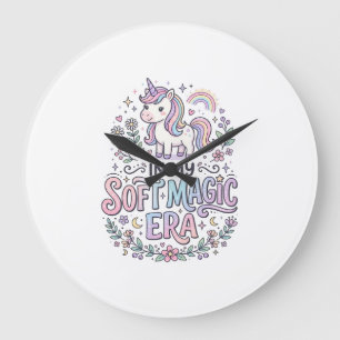 Einhorn In Meiner Sanften Magischen Ära Spielerei- Große Wanduhr