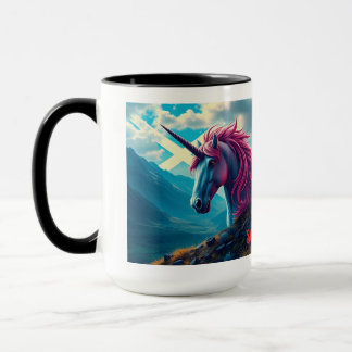 Einhorn in Schottland Tasse