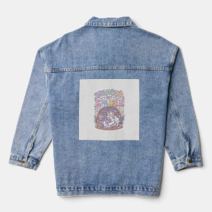 Einhorn Introvertiert aber funkelnd originell weiß Jeansjacke