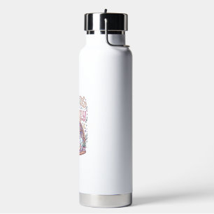 Einhorn Introvertiert aber funkelnd originell weiß Trinkflasche