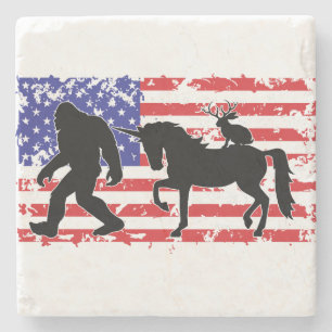 Einhorn, Jackalope, Bigfoot und die amerikanische Steinuntersetzer