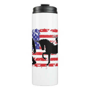 Einhorn, Jackalope, Bigfoot und die amerikanische  Thermosbecher