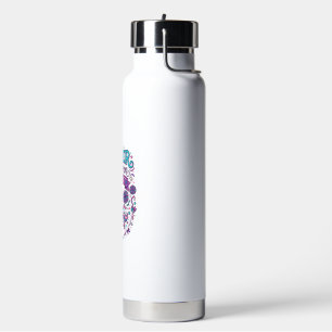 Einhorn Jubel Einhorn Geist Buntes POD Kunstwerk_ Trinkflasche