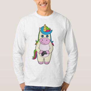 Einhorn-Kamera T-Shirt