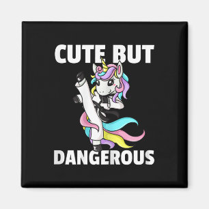 Einhorn Karate Geschenk Mädchen Taekwondo Jiu Jits Magnet