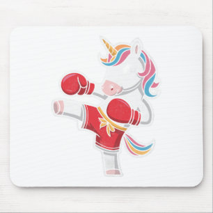 Einhorn Kickboxer Kickboxen Kickbox Kickboxer  Mousepad