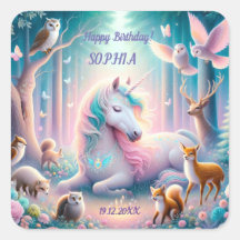 Einhorn, Kinder, Individuelle Name zum Geburtstag/