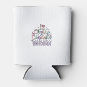 Einhorn Kirsche Kokette Einhorn Original Zazzle De Dosenkühler