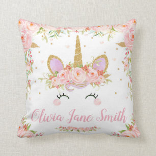 Einhorn-Kissen-Geburts-Notfall-Baby-Rosa mit Kissen