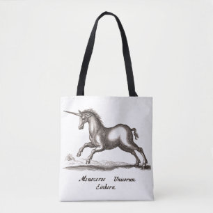 Einhorn-Klassik-Kreatur, die magisches Woodland lä Tasche