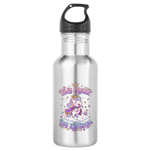 Einhorn Kleine Königin Großes Königreich Geschenki Edelstahlflasche