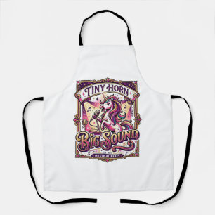 Einhorn Kleines Horn Großer Klang Stylishes Merch Schürze