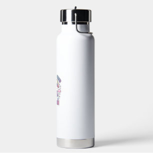 Einhorn Kleines Wetter Einhorn Grafikdesign Weiß Trinkflasche